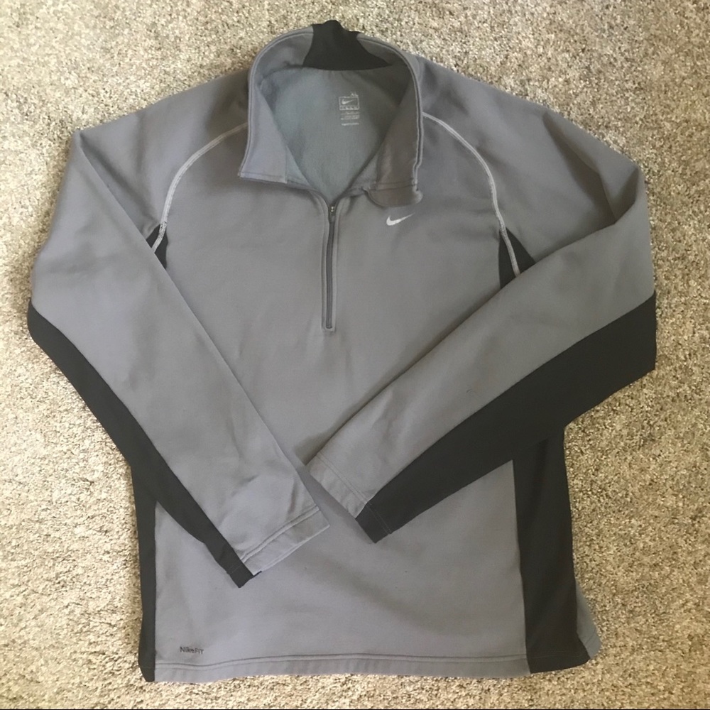(A) Men’s Nike Pull Over sweatshirt